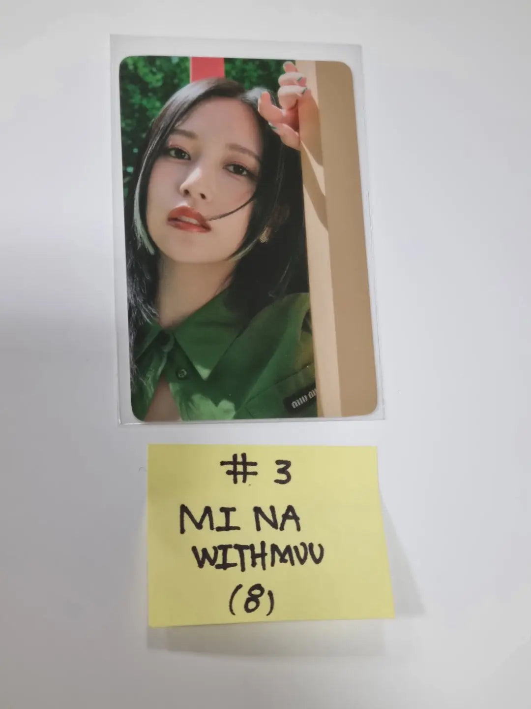 Purchases TWICE Between 1&2 Album Mina Lucky Draw Photocard FULL SET (Withmuu)