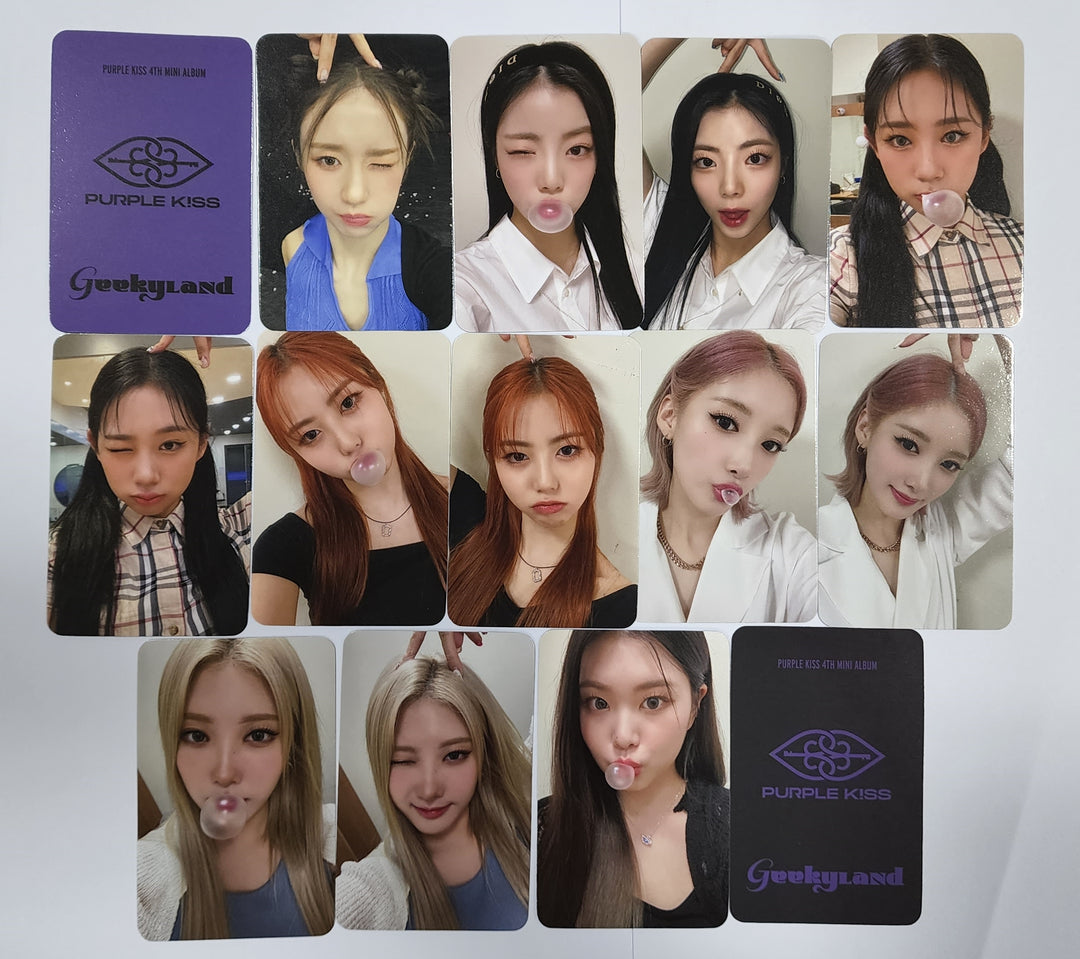 Purple Kiss 4th mini - 애플뮤직 팬사인회 이벤트 포토카드 4차
