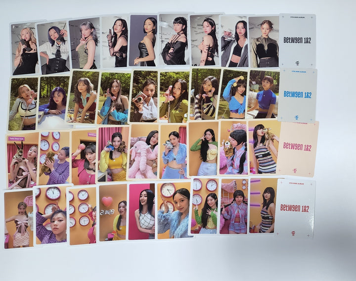 Twice "BETWEEN 1&2" 11th Mini Album - Pre-Order Benefit Photocards Set (40EA) [Updated 8/31]