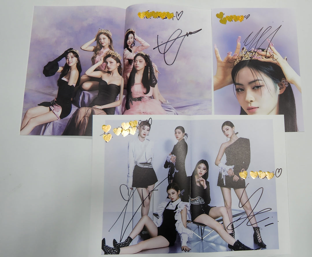 ITZY "CHECKMATE" - A Cut Page From Fansign Event Album