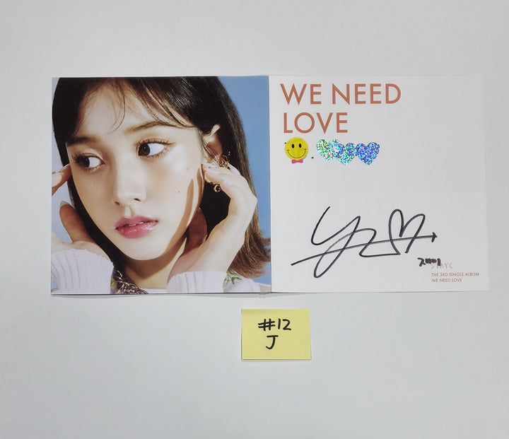 StayC "We Need Love" - A Cut Page From Fansign Event Album