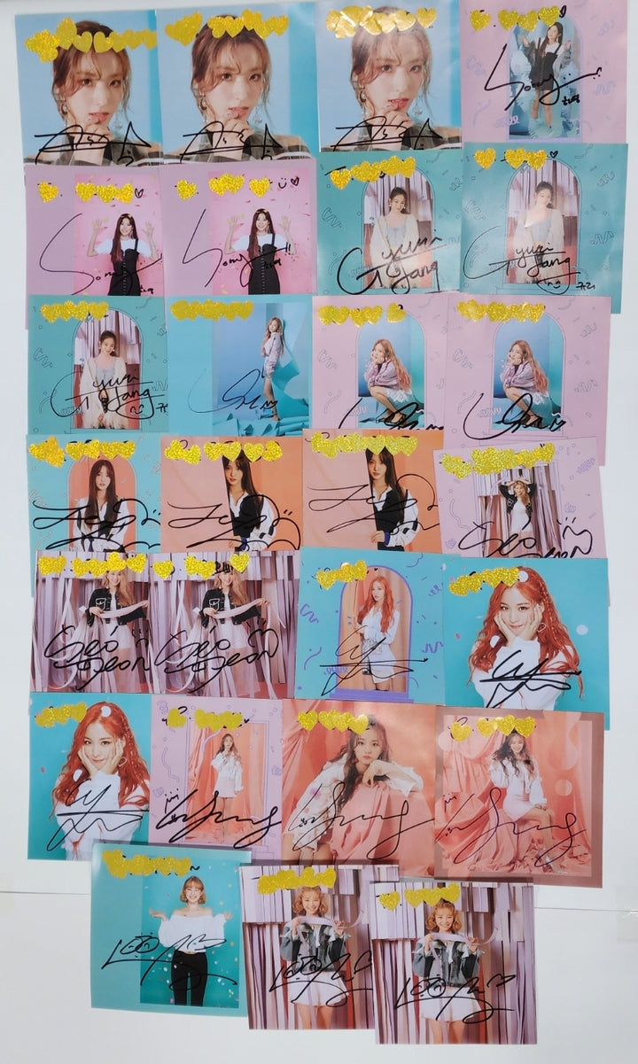 Fromis_9 "LOVE BOMB" - A Cut Page From Fansign Event Album