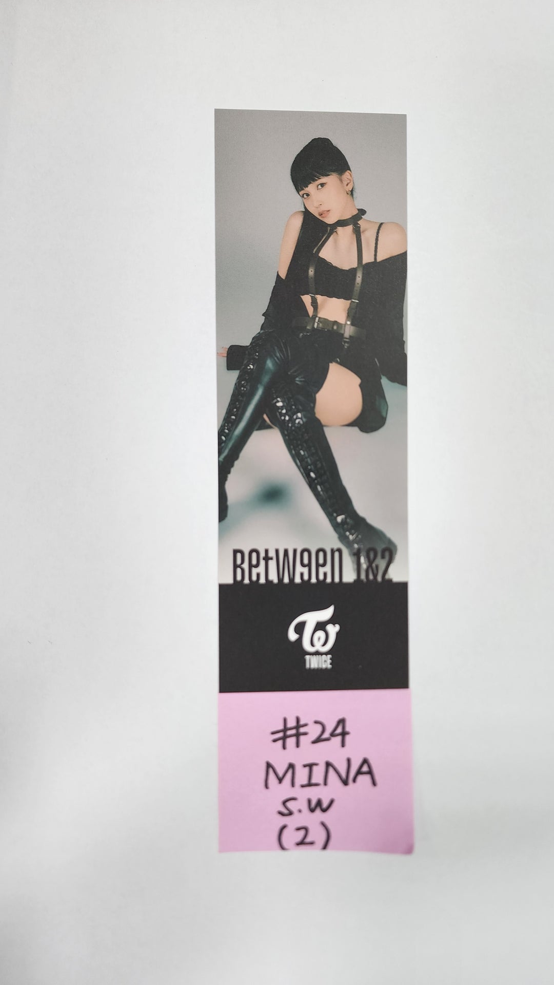 Twice "BETWEEN 1&amp;2" 11th Mini Album - Soundwave 抽選イベント PVC フォトカード、フォトブックマーク