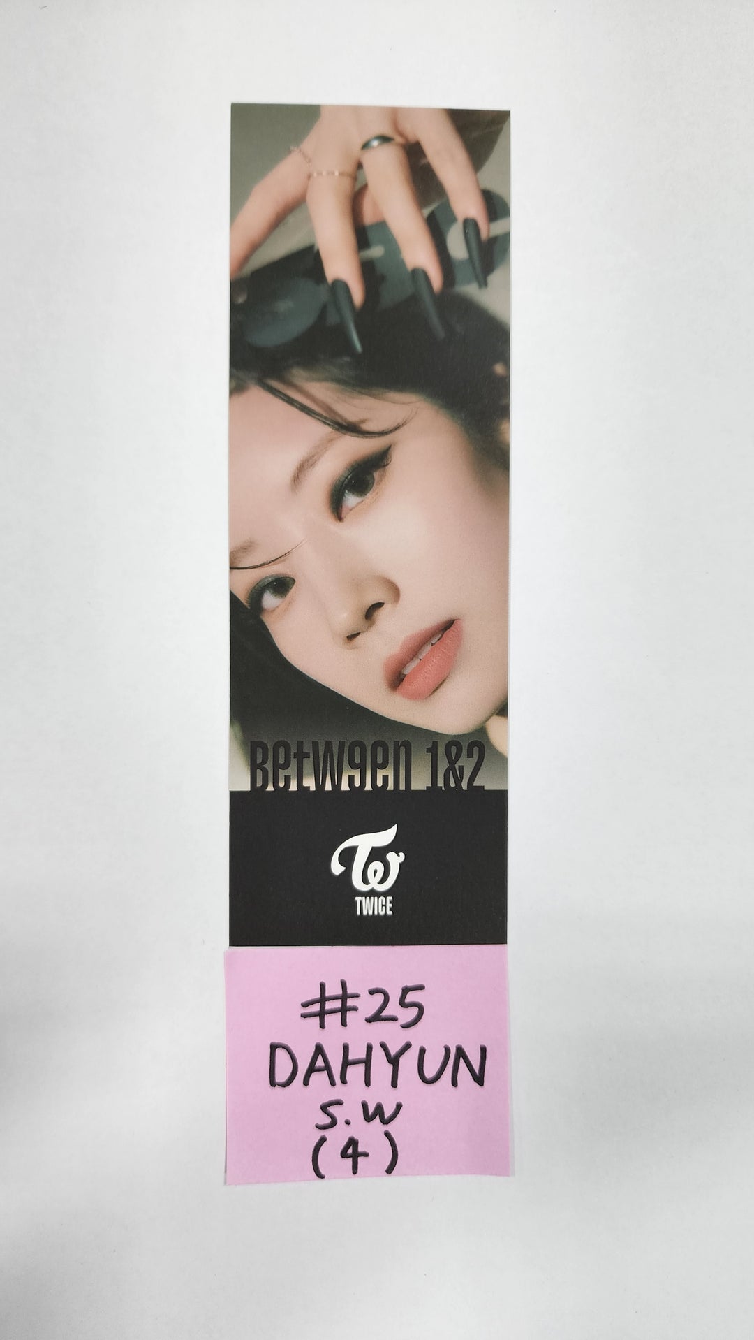 Twice "BETWEEN 1&2" 11th Mini Album - Soundwave Lucky Draw Event PVC Photocard, Photo Bookmark