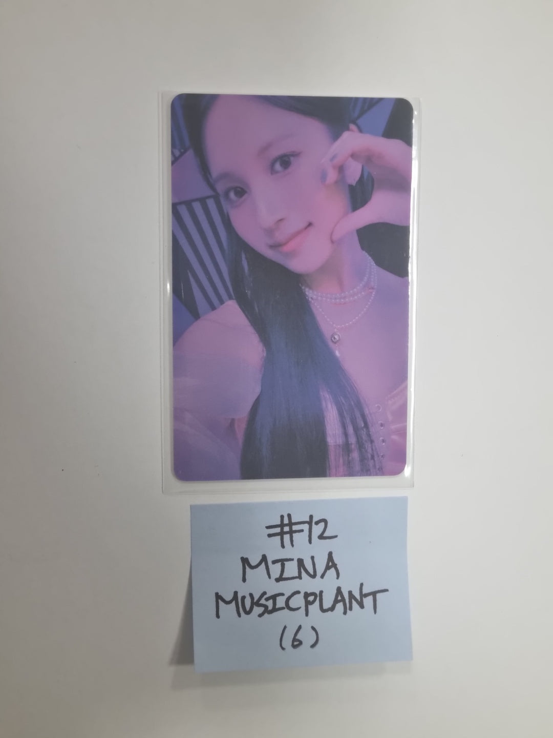 Twice "BETWEEN 1&2" 11th Mini Album - Music Plant Lucky Draw Event PVC Photocard, Photo Bookmark