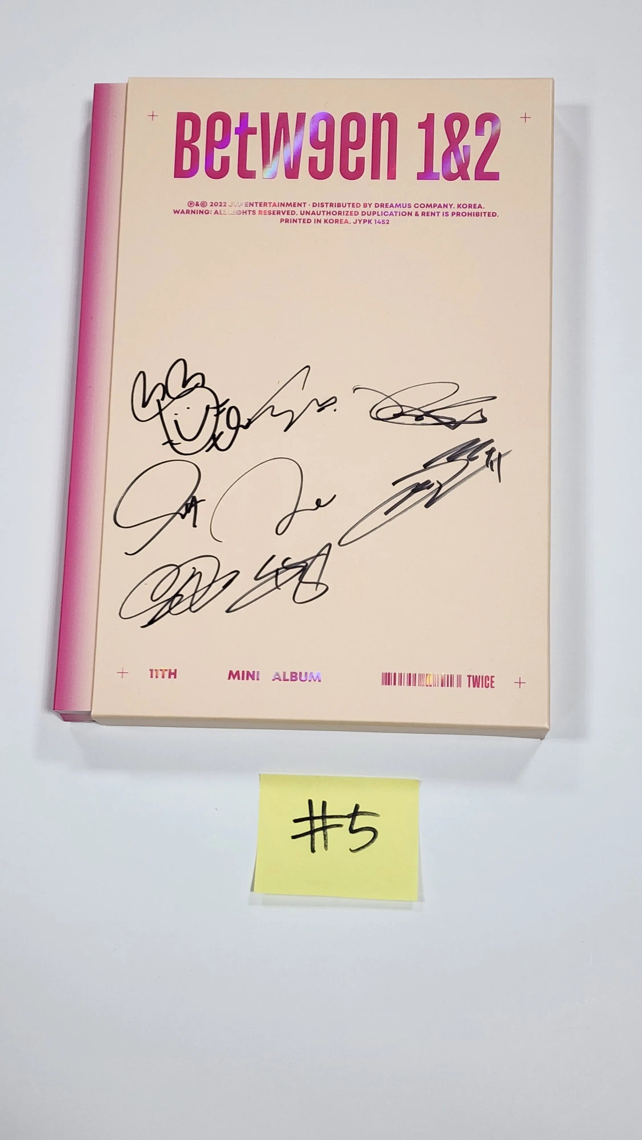 Sale TWICE Between 1&2 JEONGYEON signed album