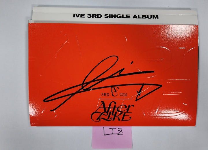 LIZ (of IVE) ‘After Like’ - Hand Autographed(Signed) Promo Album