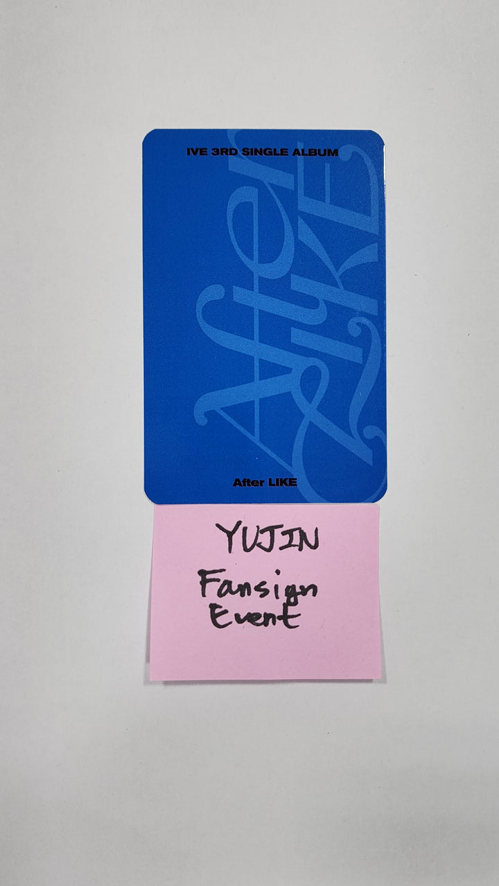 Yujin (of IVE) 'After Like' - Hand Autographed(Signed) Photocard