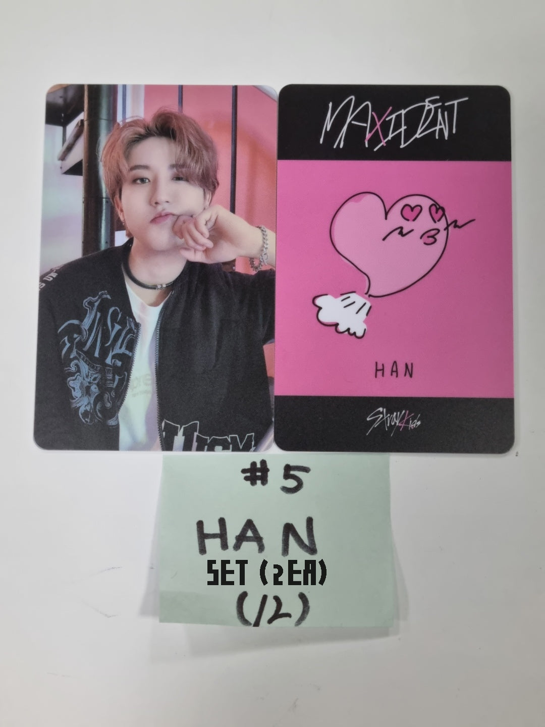 Stray Kids Maniac Seoul Special Event - “MAXIDENT” Pre-order PVC Lucky Draw Photocards Set (2EA) - Must Read!