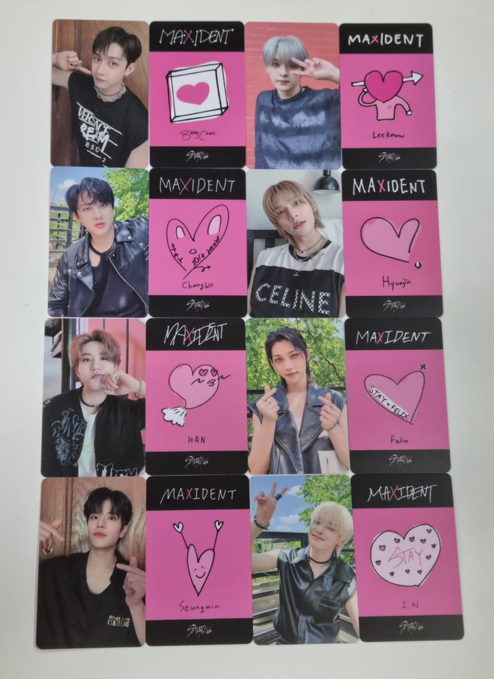 Stray Kids Maniac Seoul Special Event - “MAXIDENT” Pre-order PVC Lucky Draw Photocards Set (2EA) - Must Read!