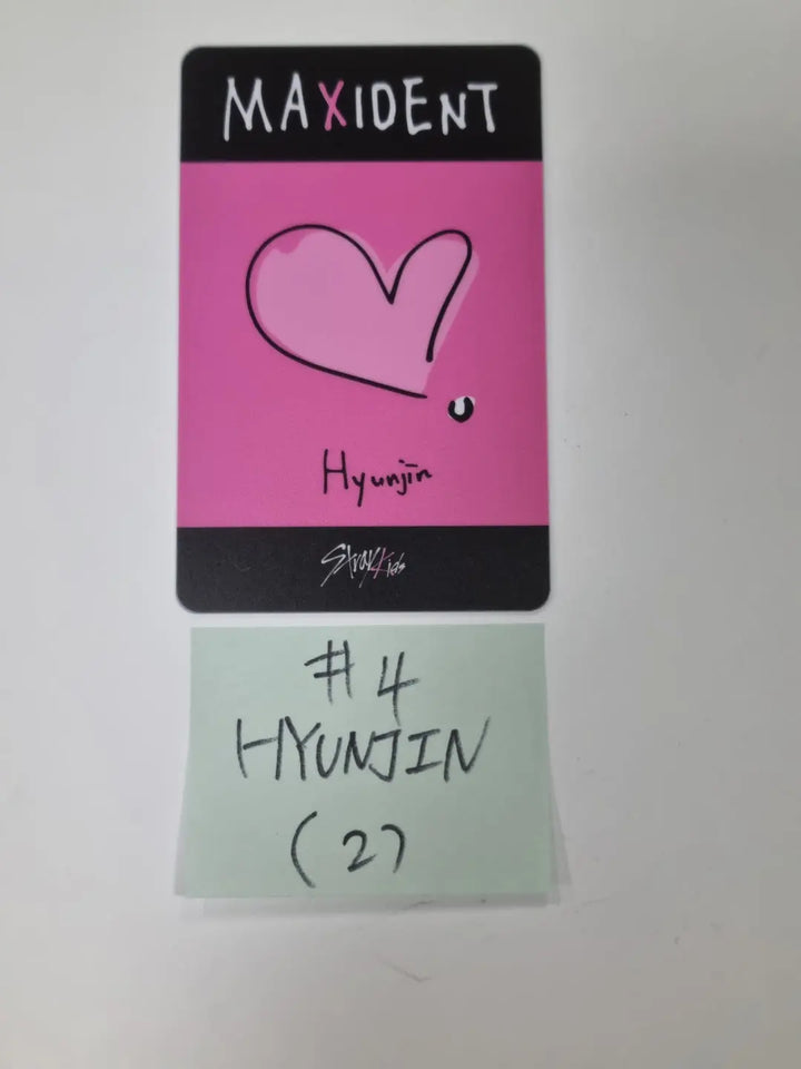 Stray Kids Maniac Seoul Special Event - “MAXIDENT” Pre-order PVC Lucky Draw photocard (individual) - HALLYUSUPERSTORE