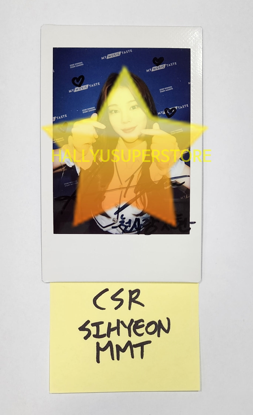 SIHYEON (of CSR) "Sequencce : 7272" - Hand Autographed(Signed) Polaroid