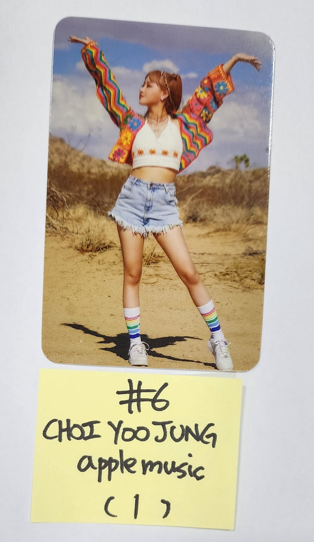 Choi Yoojung (of Weki Meki) - Apple Music Lucky Draw Event Photocard