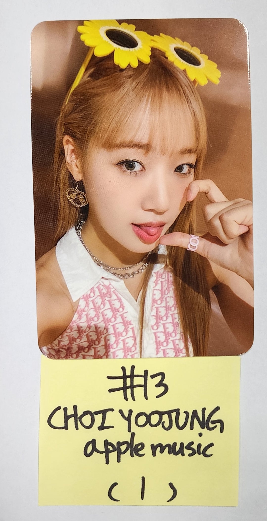 Choi Yoojung (of Weki Meki) - Apple Music Lucky Draw Event Photocard