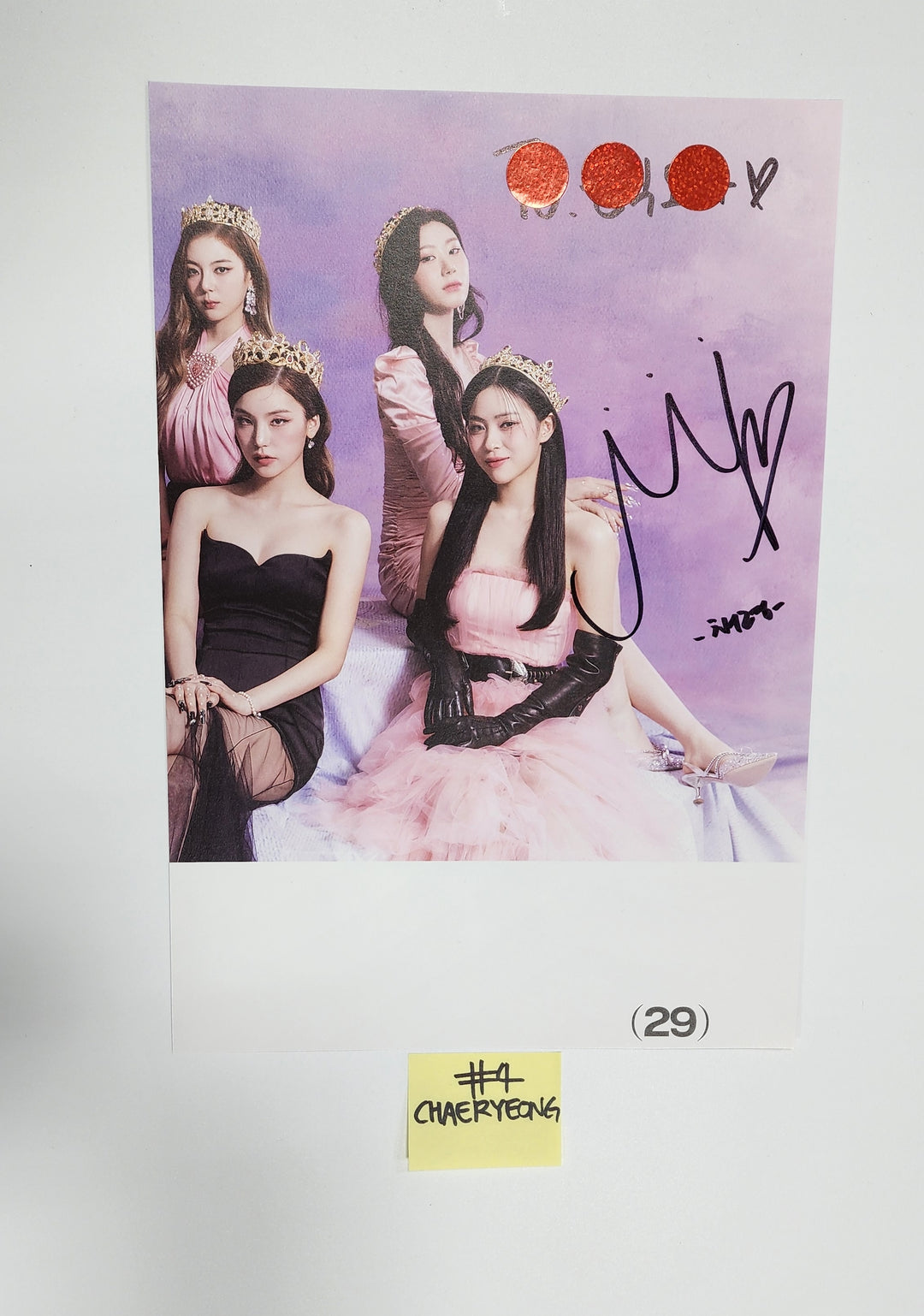 ITZY "CHECKMATE" - A Cut Page From Fansign Event Album