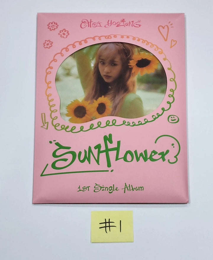Choi Yoojung (of Weki Meki) "Sunflower" - Hand Autographed(Signed) Promo Album - HALLYUSUPERSTORE