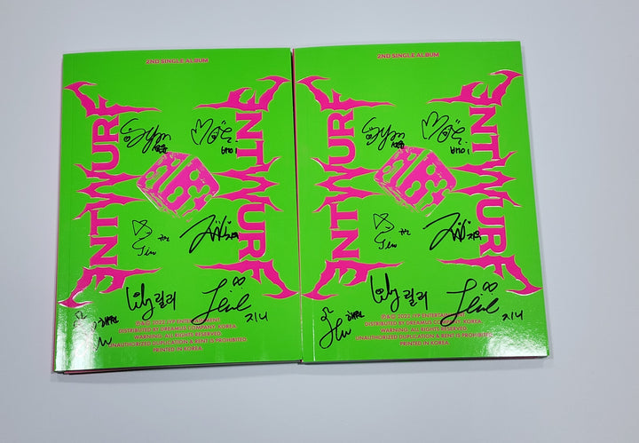 NMIXX 'ENTWURF' - Hand Autographed(Signed) Promo Album