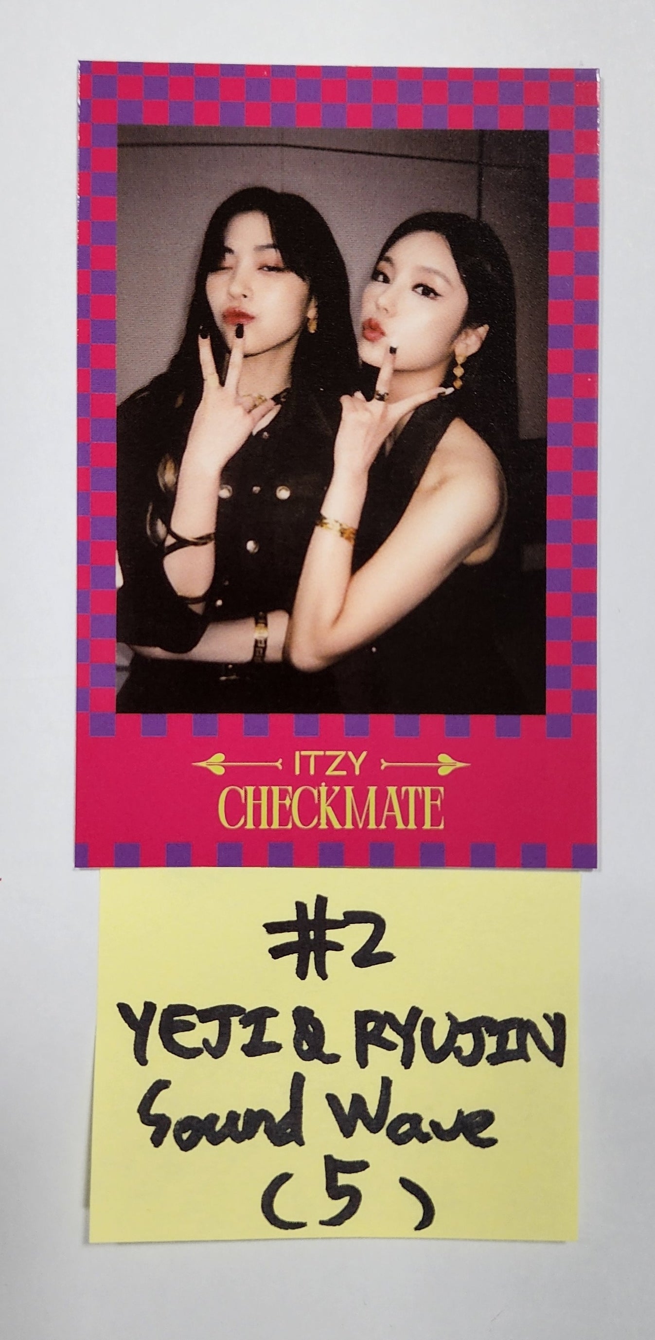 checkmateくじitzy サイン 集合 ポラロイド (レア) - K-POP/アジア