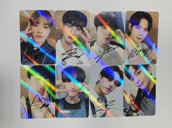 Ateez "The World Ep.1 - MOVEMENT" - Hand Autographed(Signed) Photocard (Makestar Event Round 2) - HALLYUSUPERSTORE