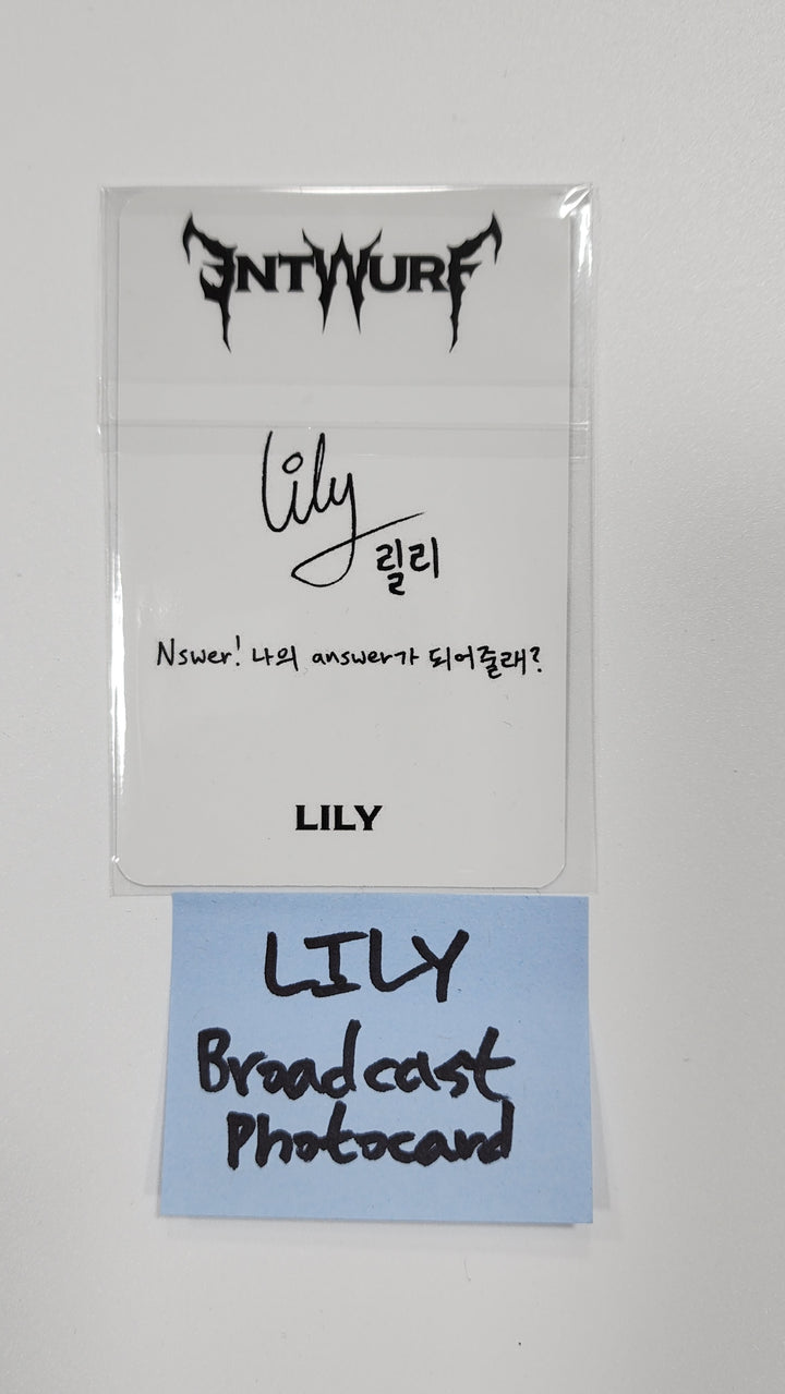 LILY (of NMIXX) 'ENTWURF' - Broadcast Photocard