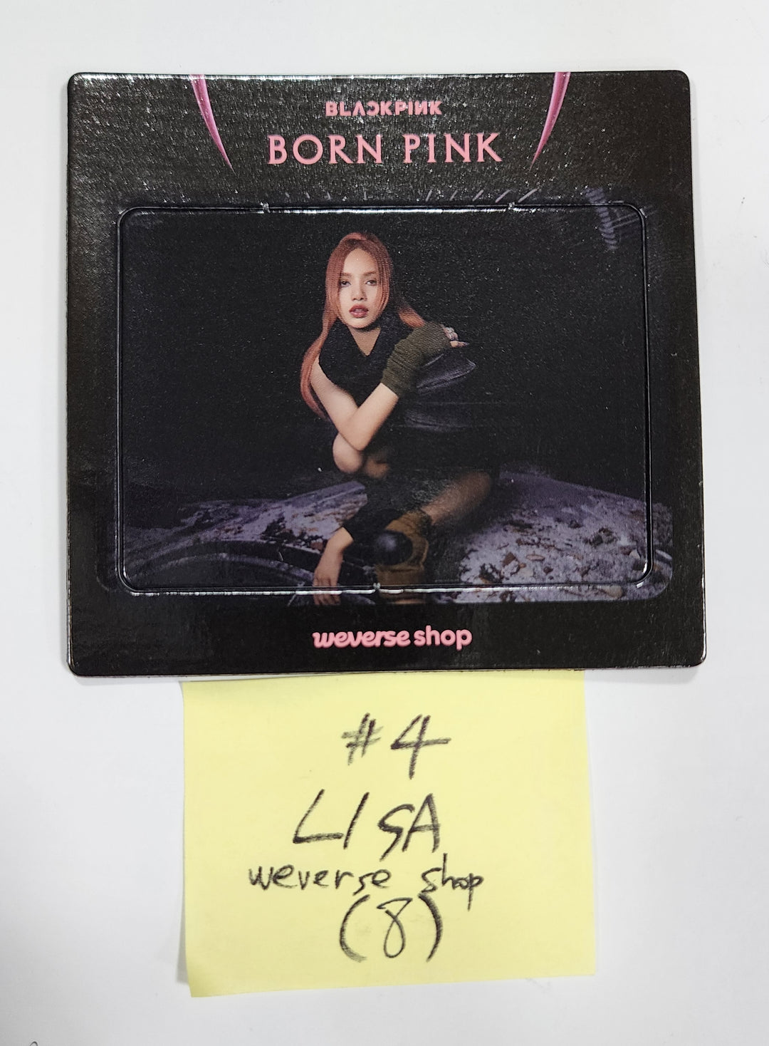 BLACK PINK "Born Pink" - Weverse Shop Pre-Order Benefit Photocard, Magnet Photocard, Lenticular Postcard