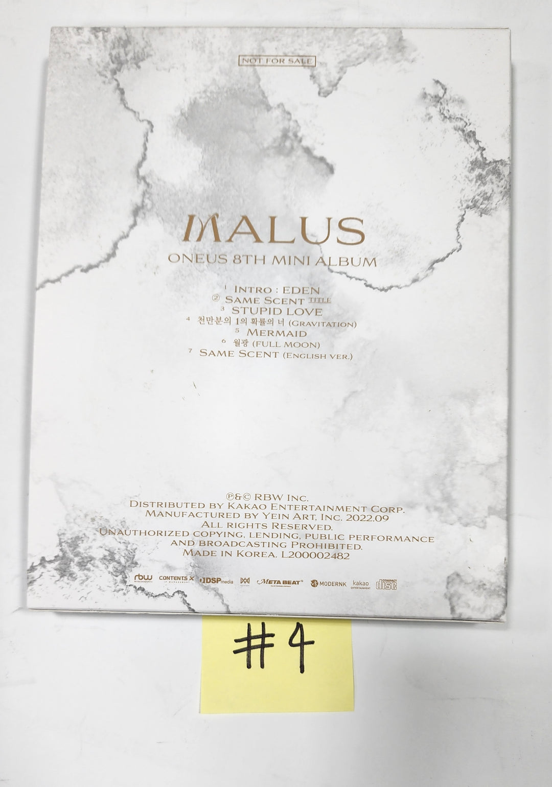Oneus "MALUS" - Hand Autographed(Signed) Promo Album