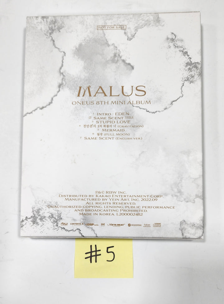 Oneus「MALUS」 - 直筆サイン入りプロモアルバム