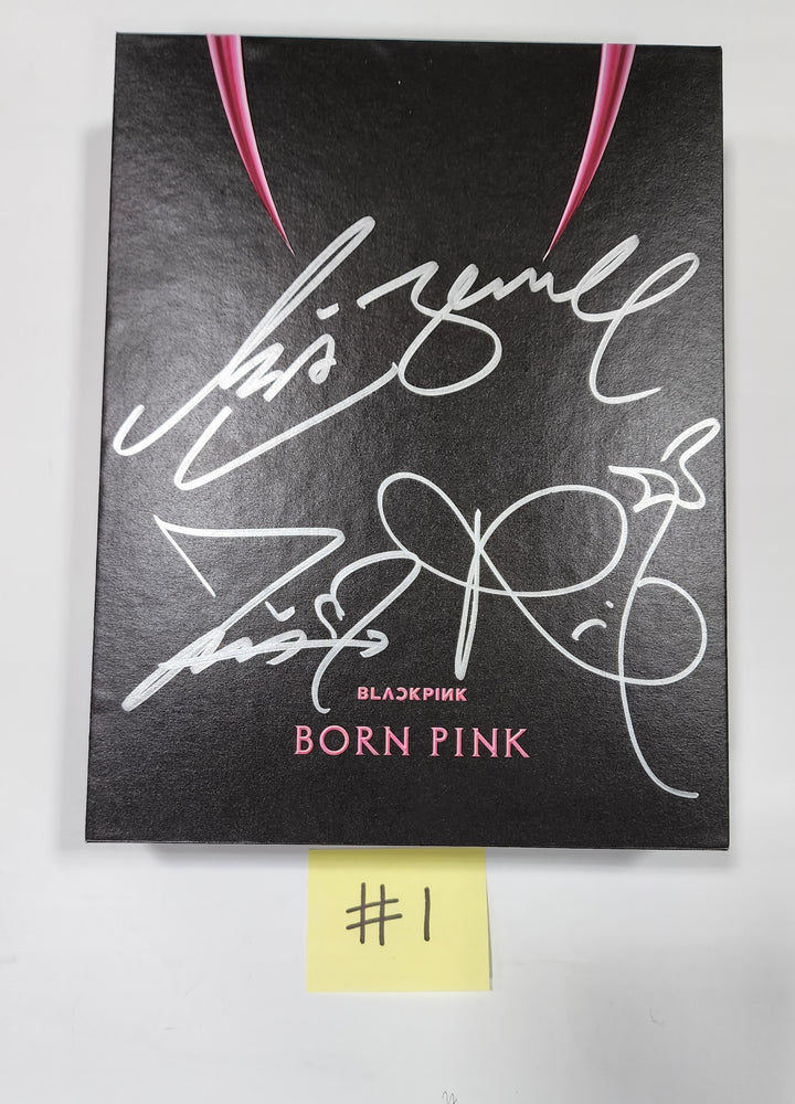 BLACK PINK "Born Pink" - Hand Autographed(Signed) Promo Album