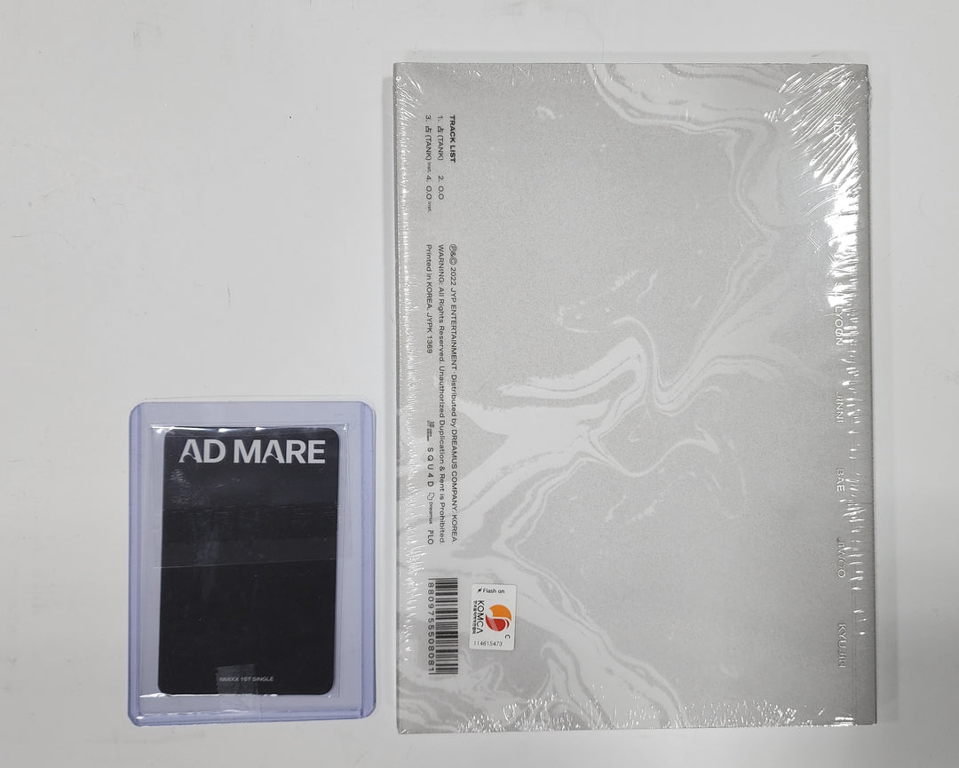 Jinni (of NMIXX) 'AD MARE' 1st Single - Hand Autographed(Signed) Album + Hello82 Event Photocard