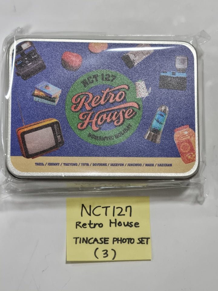 NCT 127 - RETRO HOUSE MD [Pin Button, Tincase Photo set]