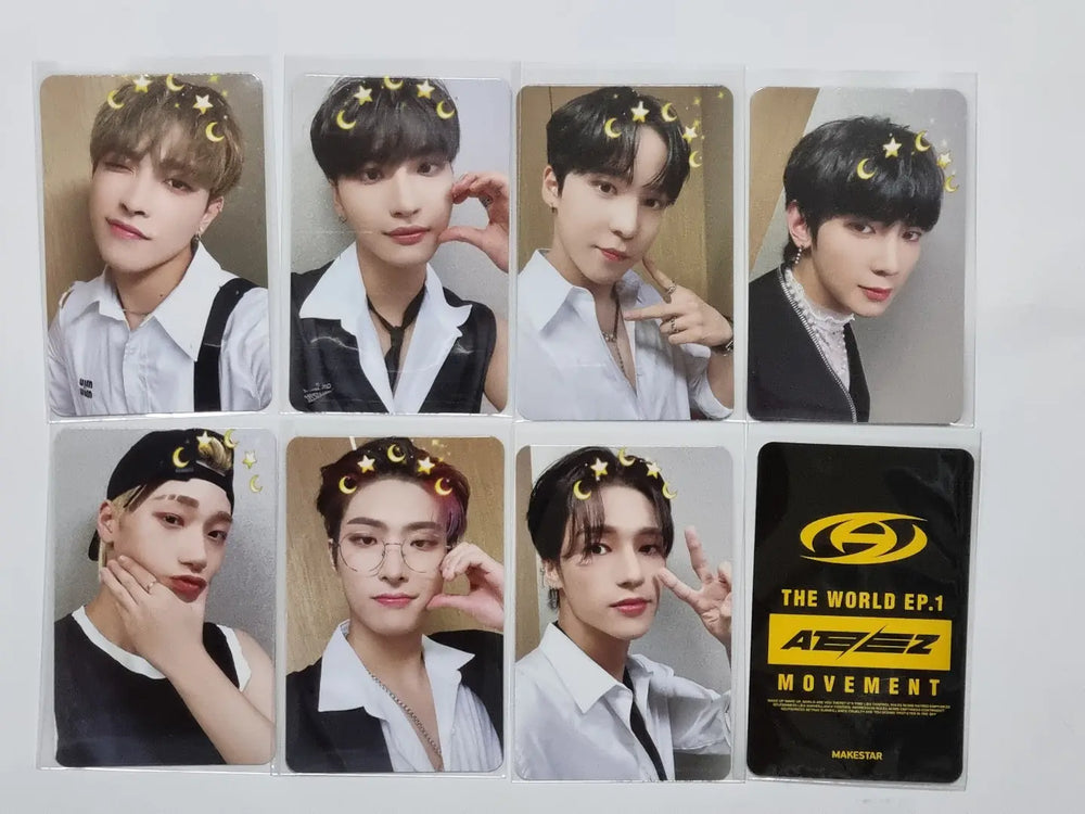 Ateez "The World Ep.1 - MOVEMENT" - Makestar Fansign Event Photocard Round 2 - HALLYUSUPERSTORE