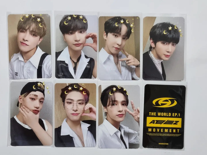 Ateez "The World Ep.1 - MOVEMENT" - Makestar Fansign Event Photocard Round 2 - HALLYUSUPERSTORE