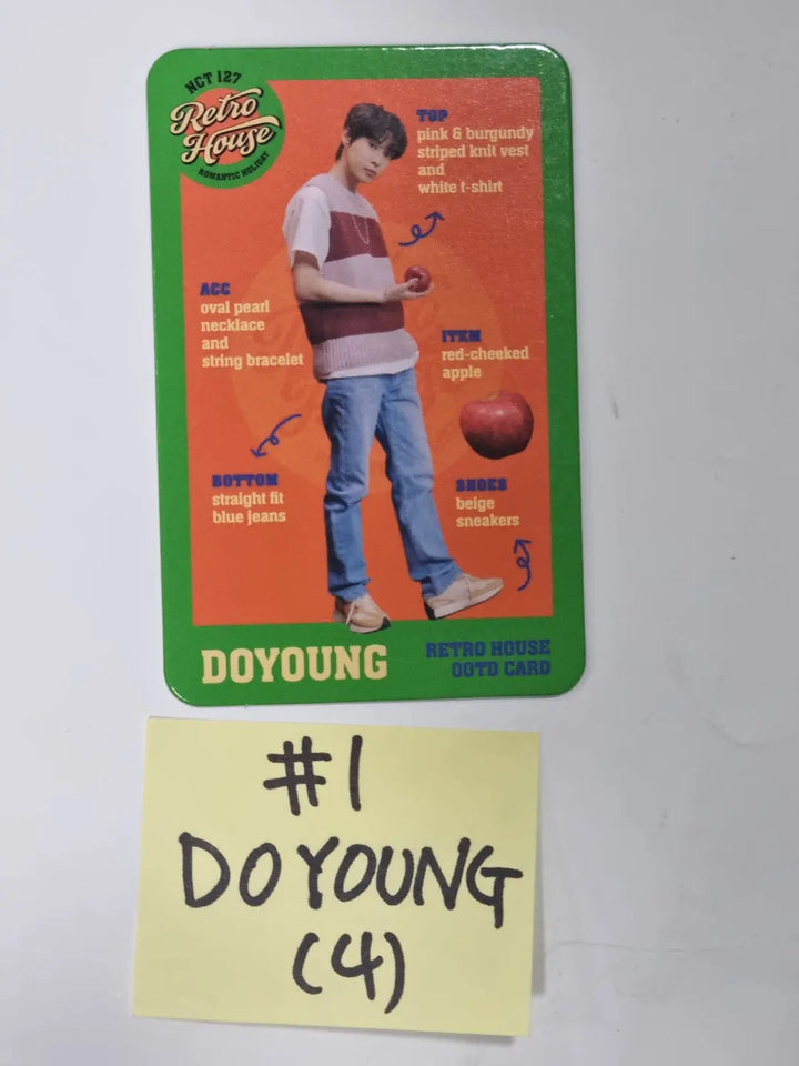 NCT127 Retro House  Romantic Holiday Random OOTD CARD (1) - HALLYUSUPERSTORE