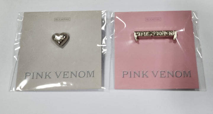 Black Pink "PINK VENOM" - Official Pin Badge - HALLYUSUPERSTORE