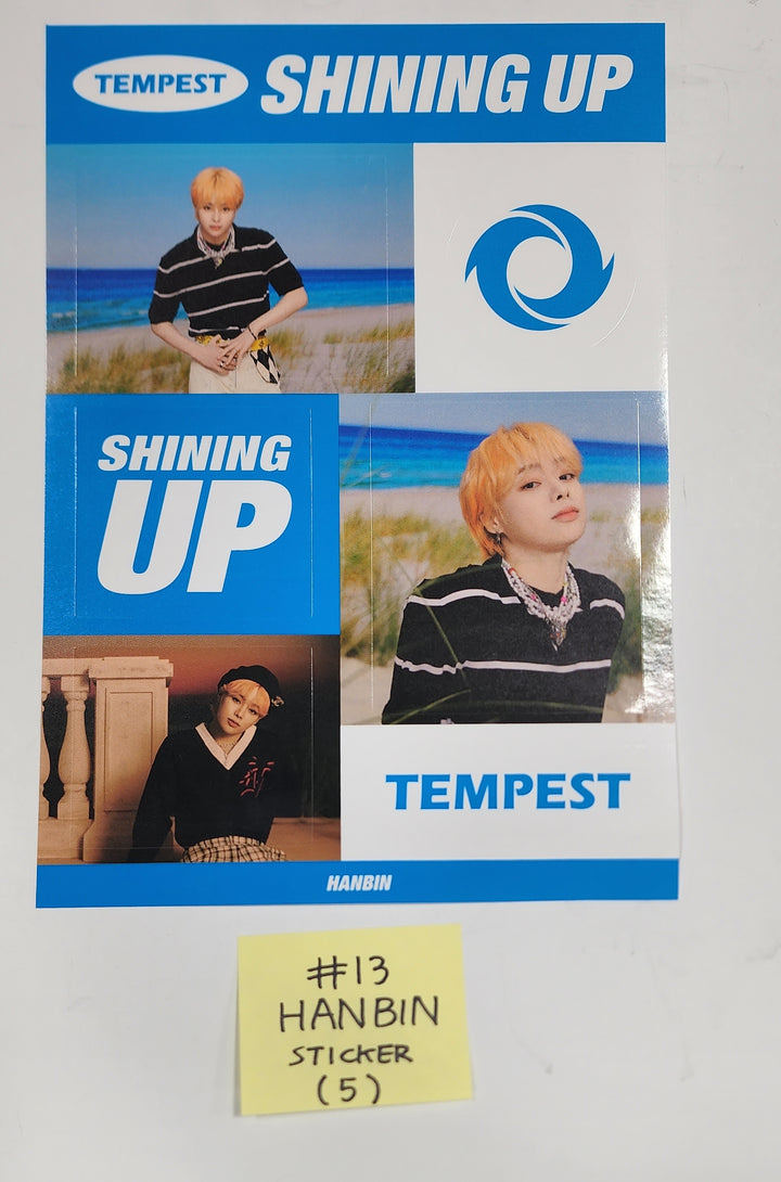 TEMPEST "SHINING UP" - Official Postcard, Sticker