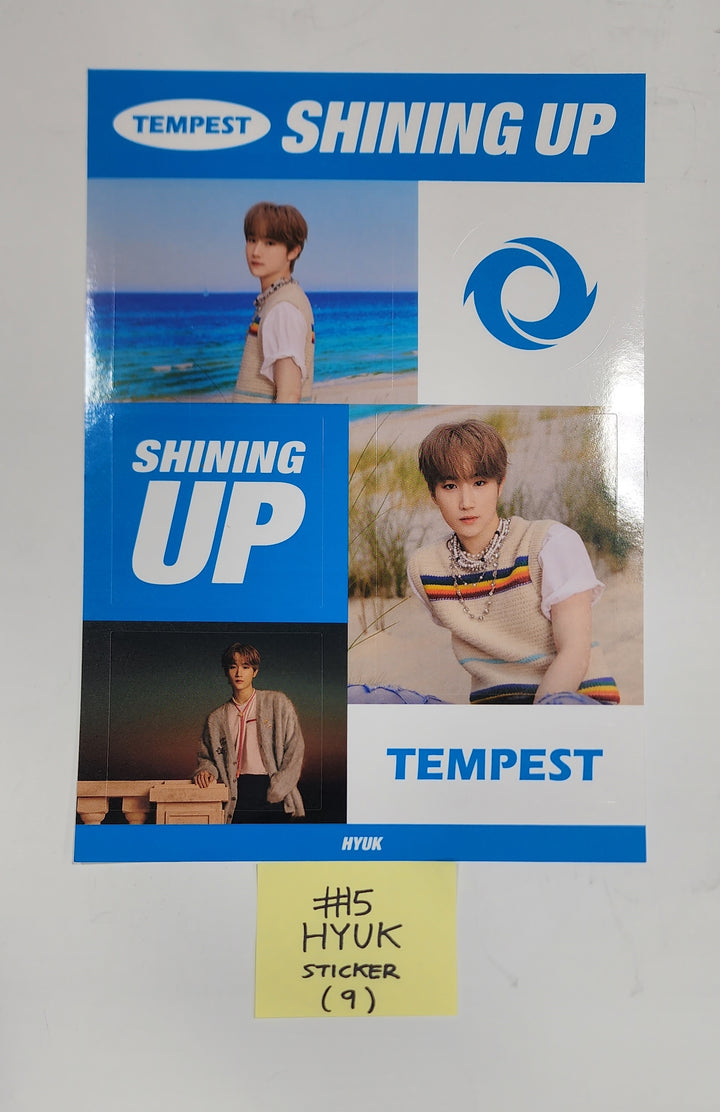 TEMPEST "SHINING UP" - Official Postcard, Sticker