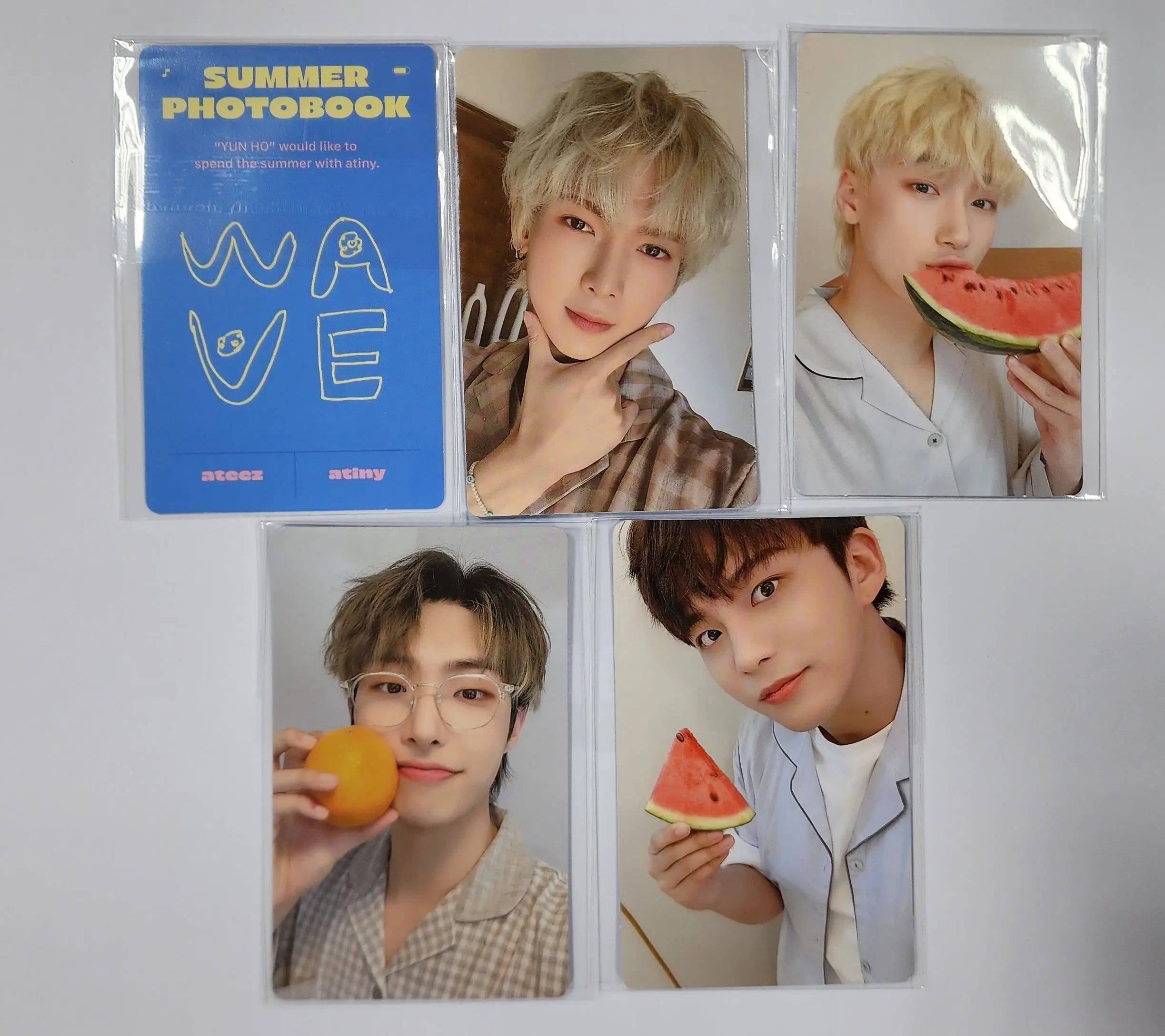 最安価格 ATEEZ サン トレカ summer photobook KQ特典 ステッカー K ...