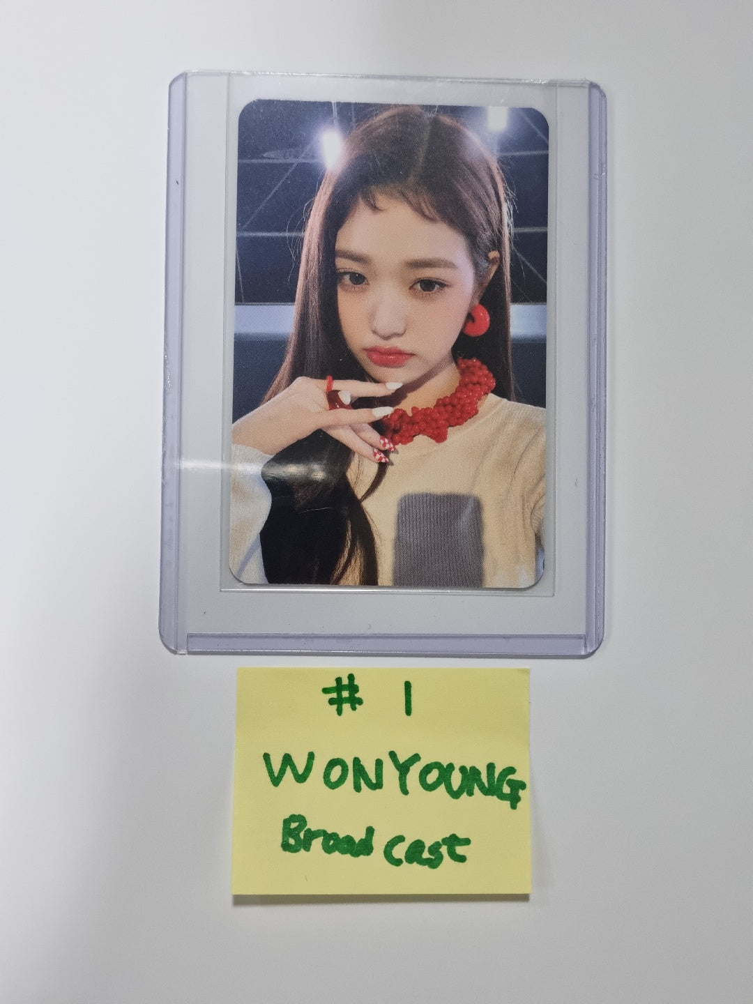 Wonyoung (of IVE) 'After Like' - Broadcast Photocard