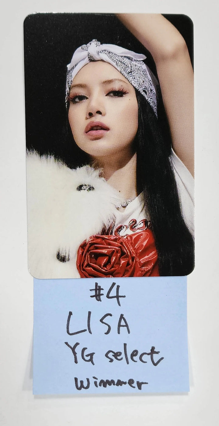 BLACK PINK "Born Pink" - YG Select Offline Fansign Event Winner Photocard - HALLYUSUPERSTORE