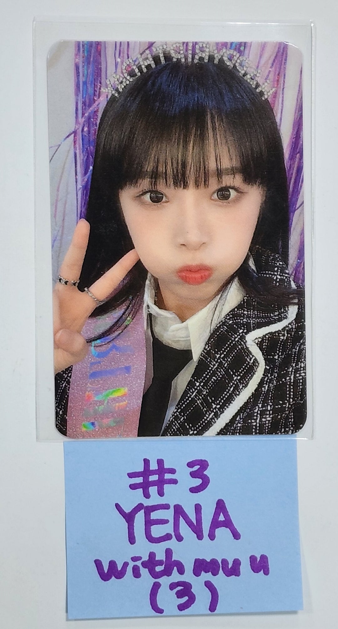 YENA - 2nd Mini "SMARTPHONE" - Withmuu Fansign Event Photocard Round 4