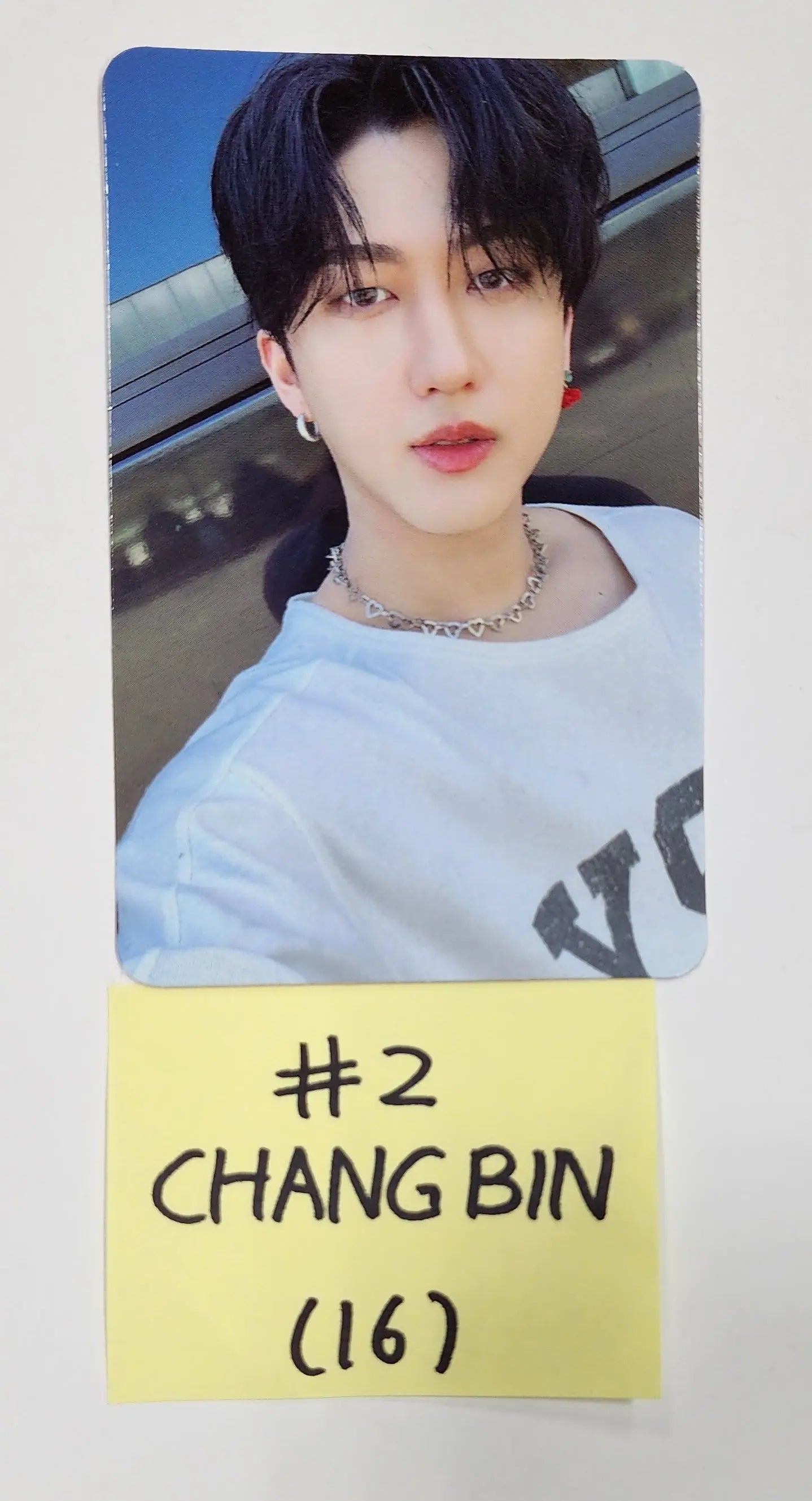 Changbin maxident official purchases signed photocard