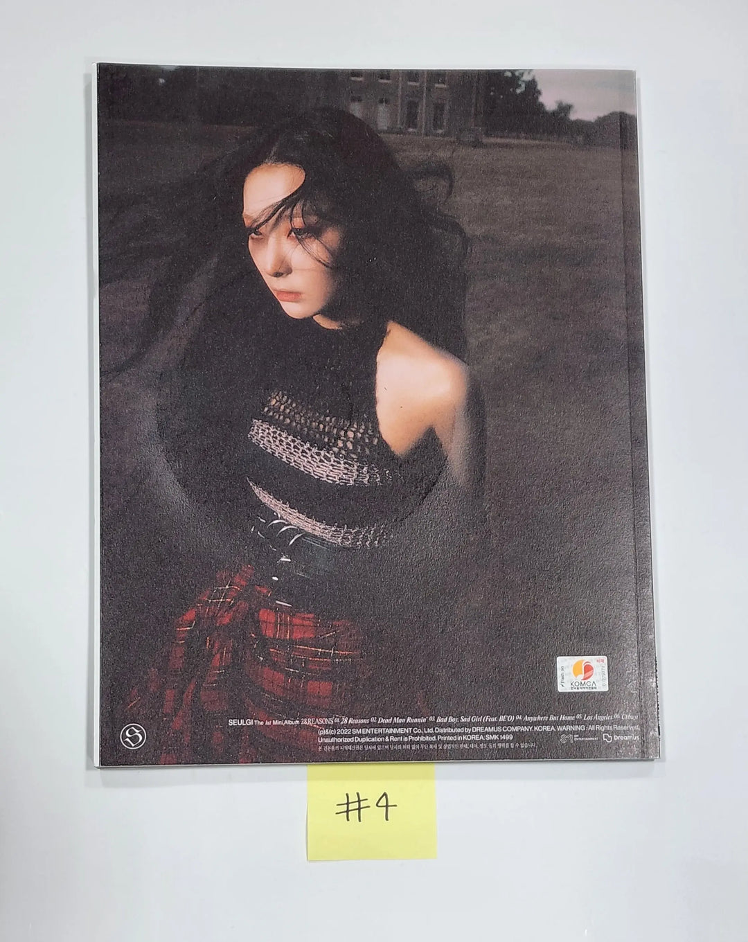 SEULGI (of Red velvet) "28 Reasons" - Hand Autographed(Signed) Promo Album - HALLYUSUPERSTORE