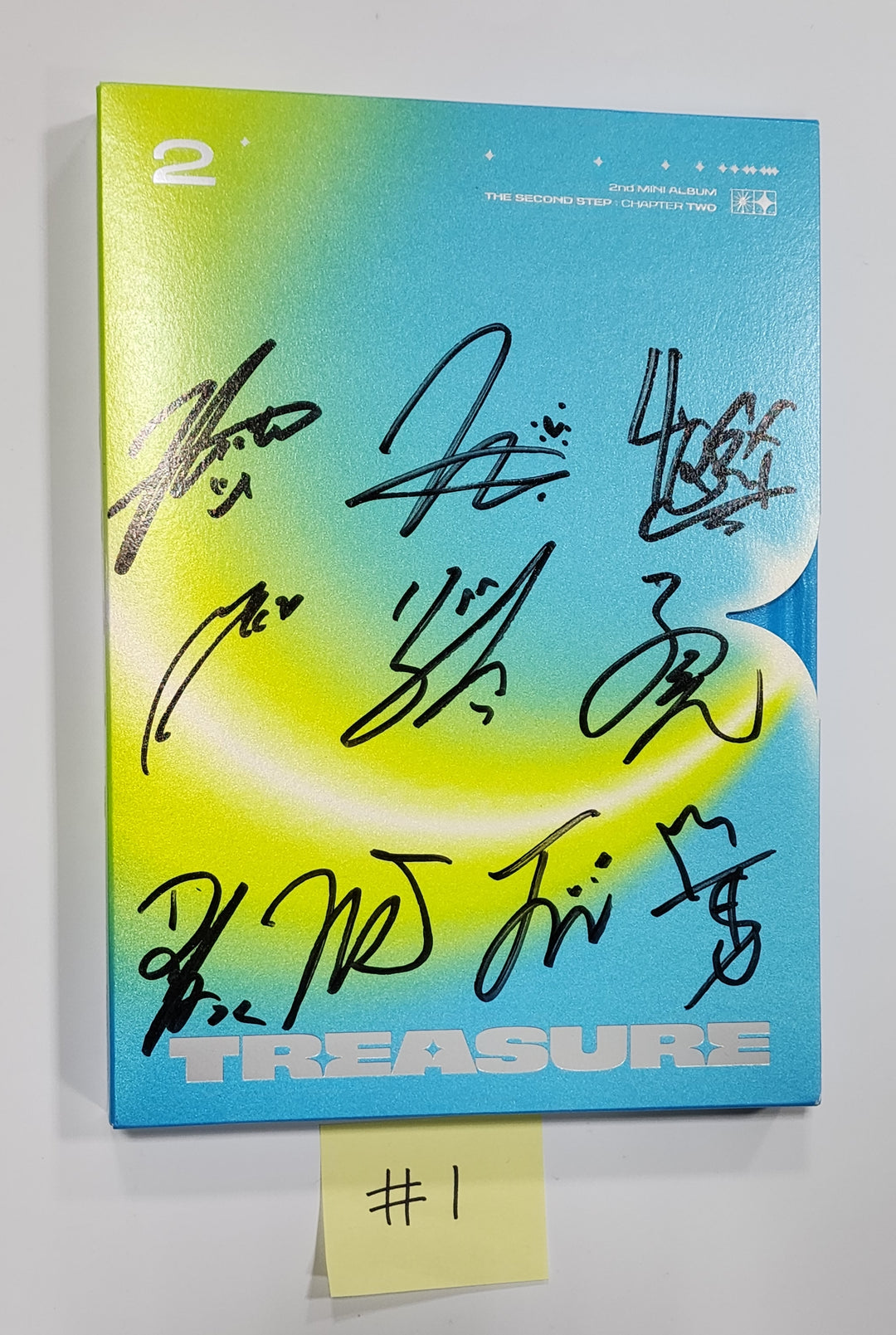 Treasure 'THE SECOND STEP : CHAPTER TWO' - Hand Autographed(Signed) Promo Album