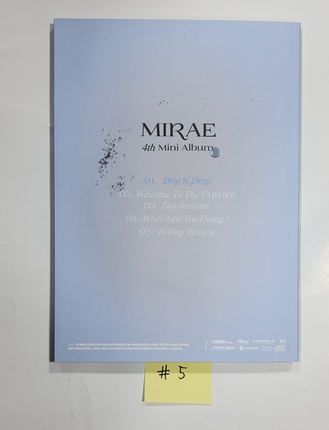 MIRAE "Ourturn " 4th Mini - Hand Autographed(Signed) Promo Album