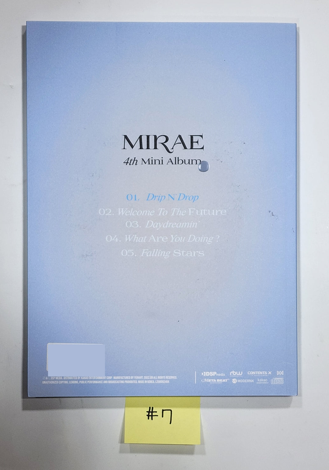 MIRAE「Ourturn」4th Mini - 直筆サイン入りプロモアルバム