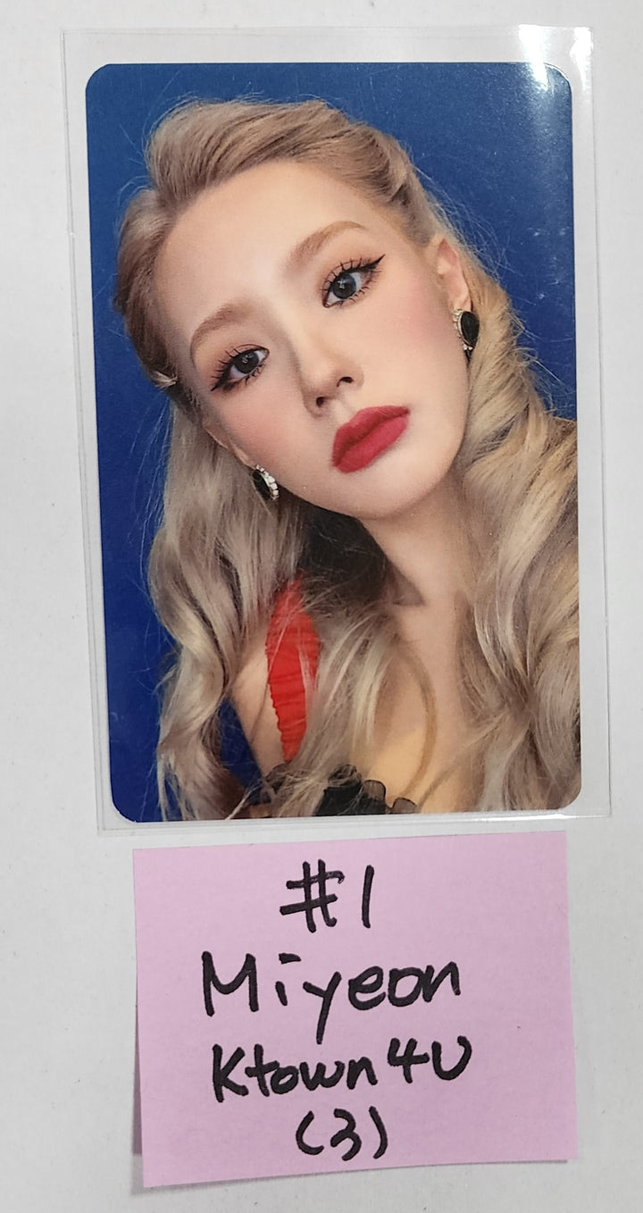 (g) I-DLE "I LOVE" - Ktown4U Lucky Draw Event Photocard