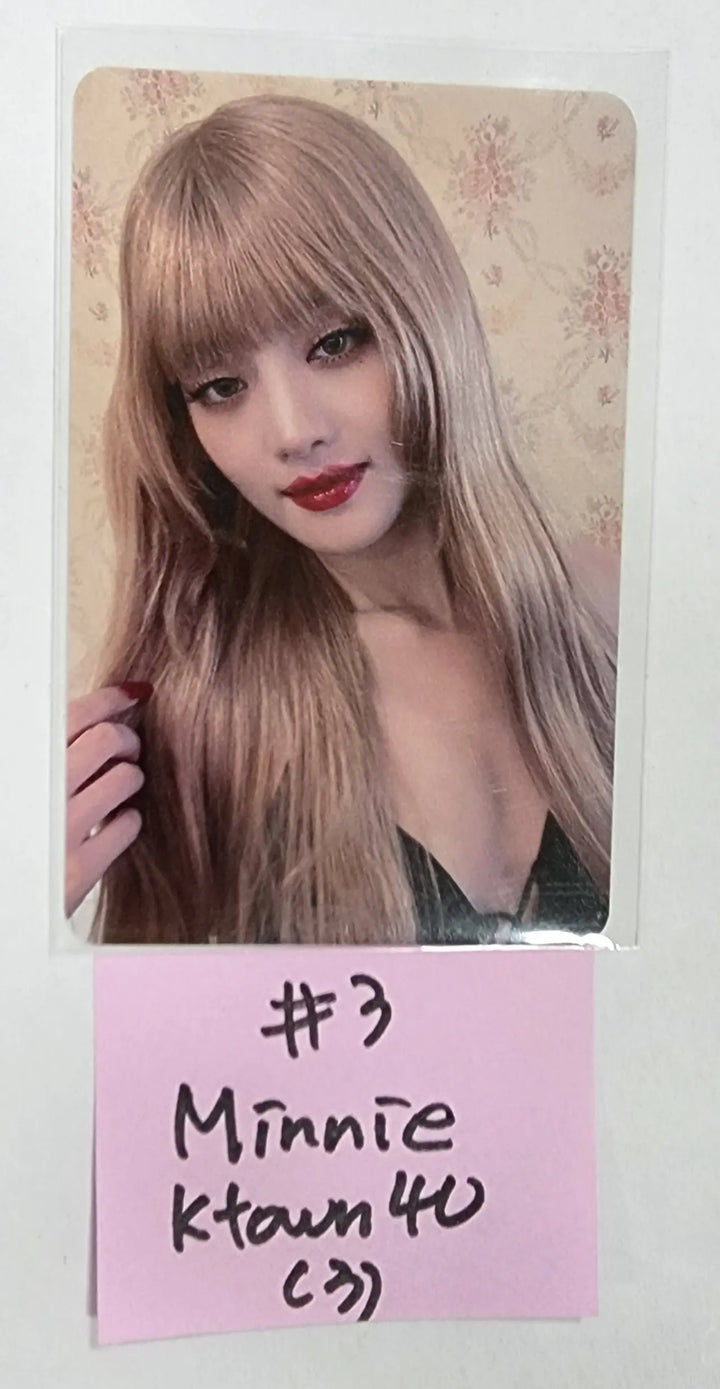 (g) I-DLE "I LOVE" - Ktown4U Lucky Draw Event Photocard - HALLYUSUPERSTORE
