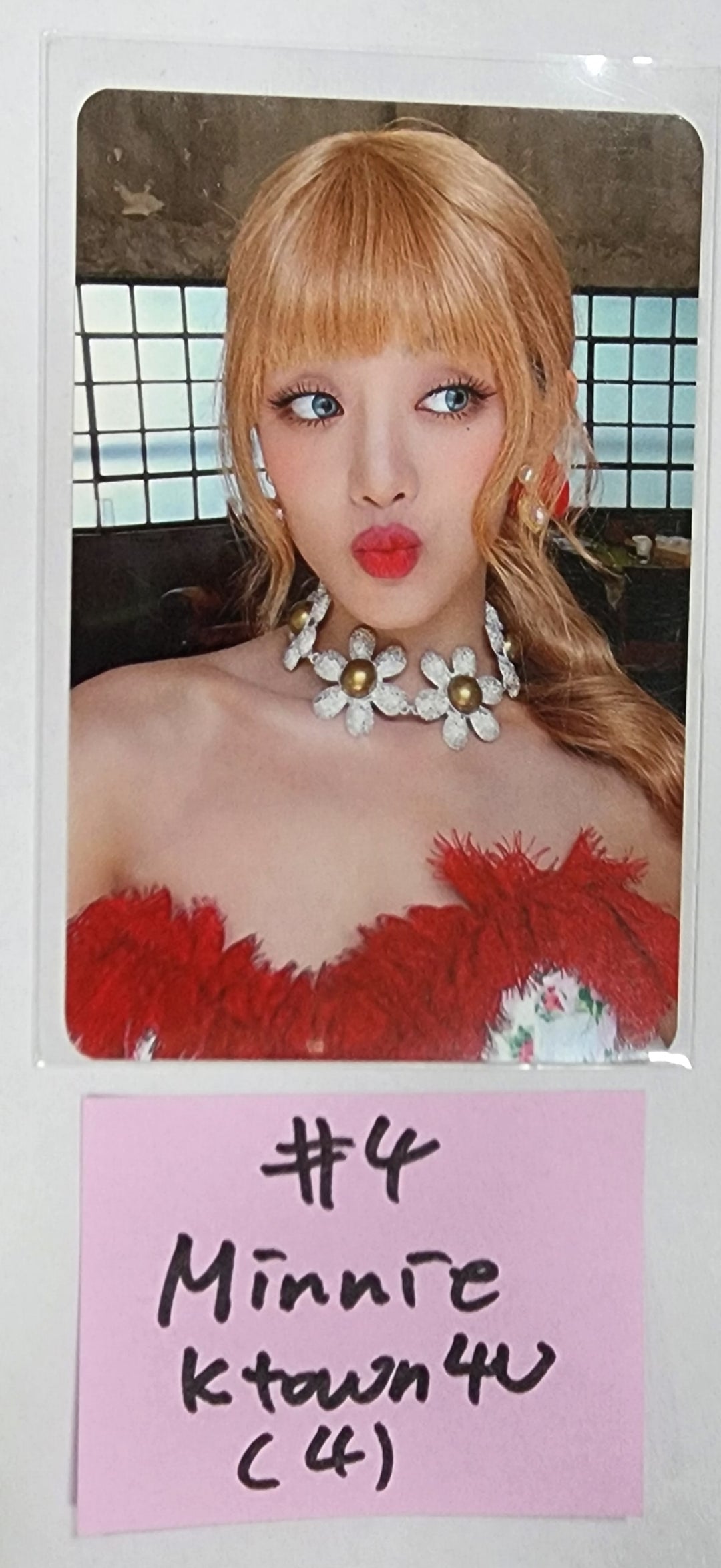 (g) I-DLE "I LOVE" - Ktown4U Lucky Draw Event Photocard