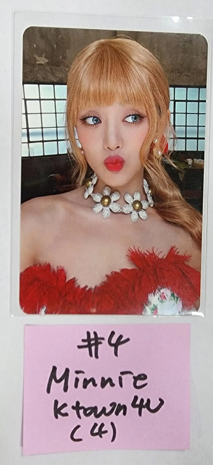 (g) I-DLE "I LOVE" - Ktown4U Lucky Draw Event Photocard - HALLYUSUPERSTORE