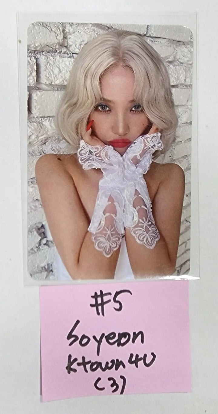 (g) I-DLE "I LOVE" - Ktown4U Lucky Draw Event Photocard - HALLYUSUPERSTORE